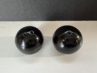 (2) NWT Vintage MCM Black Orb Small Ball Salt & Pepper Shakers - Taiwan — photo 6