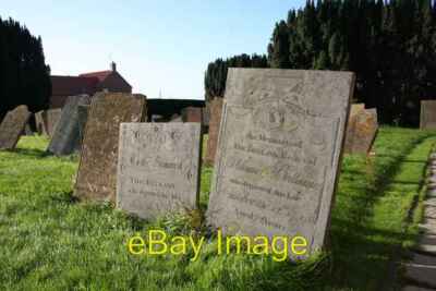 Photo 6x4 Bellamy family graves Claypole Late 18th century graves in St.P c2006