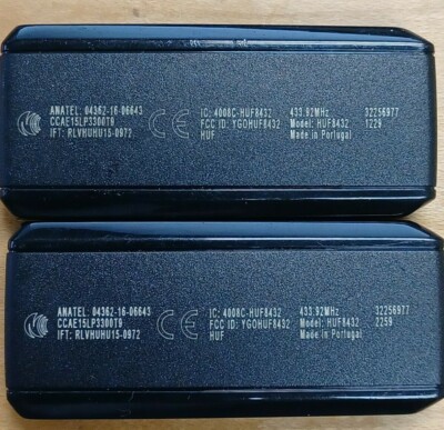 Pack of 2x Genuine OEM Volvo Prox Remote YGOHUF8432 RLVHUHU15-0972