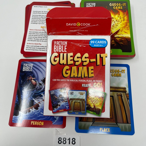 The Action Bible Guess-It Game by David Cook Card Game
