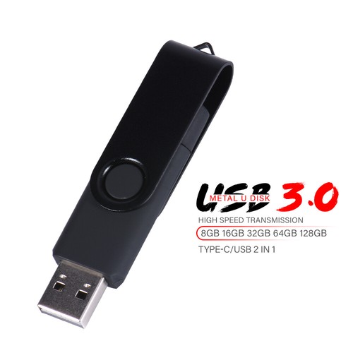 USB 3.0 Typ C Stick 128GB 64GB 32GB 8GB 4GB USB-C OTG Flash Drive Speicherstick - Bild 3 von 24