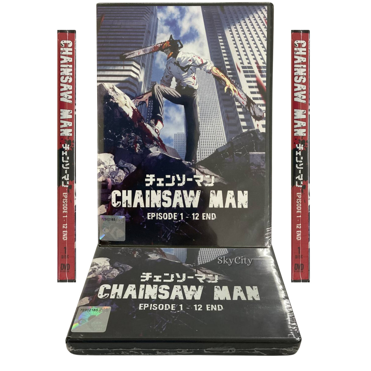 DVD - Complete Chainsaw Man Episode 1-12 End - English Dubbed