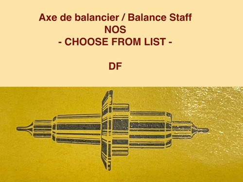Axe de balancier Vulcain 8-9 122 [NOS] (Balance staff