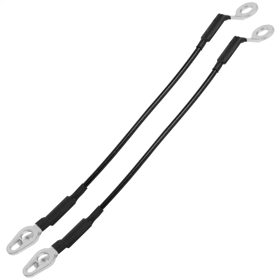 Par de correas de cable de soporte trasero para puerta trasera para Chevrolet Silverado 99-2006 Foto 2 de 4
