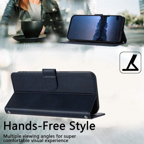 For Motorola Moto G85 G55 G84 G54 G34 Edge50 Leather RFID Wallet Case Flip Cover - Picture 11 of 85