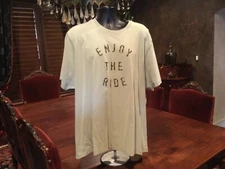 Life Is Good Mens Top Notch T Shirt. Enjoy the Ride. Moss Green. XXL