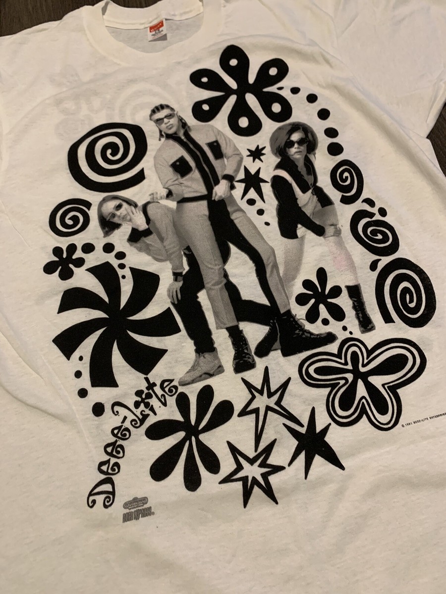 DEEE-LITE Rare Original 1991 World Clique vtg tour shirt L DEEE-LITE Rare Original 1991 World Clique vtg tour shirt L