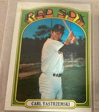 1972 Topps # 37 Carl Yastrzemski VG-VGEX Boston Red Sox Yaz