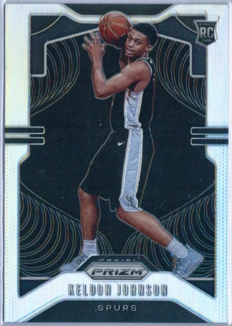 2019-20 Panini Prizm Basketball Keldon Johnson ROOKIE RC Silver Prizm Spurs