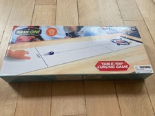 Game On by Meridian Point Tabletop Curling Game, Indoor Mini Curling Game