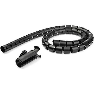 StarTech.com 2.5m / 8.2ft Cable Management Sleeve - Spiral - 25mm / 1'' Diameter