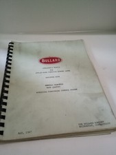 Bullard Operators Manual for Dyn-Au-Tape Vertical Turret Lathe. 1967