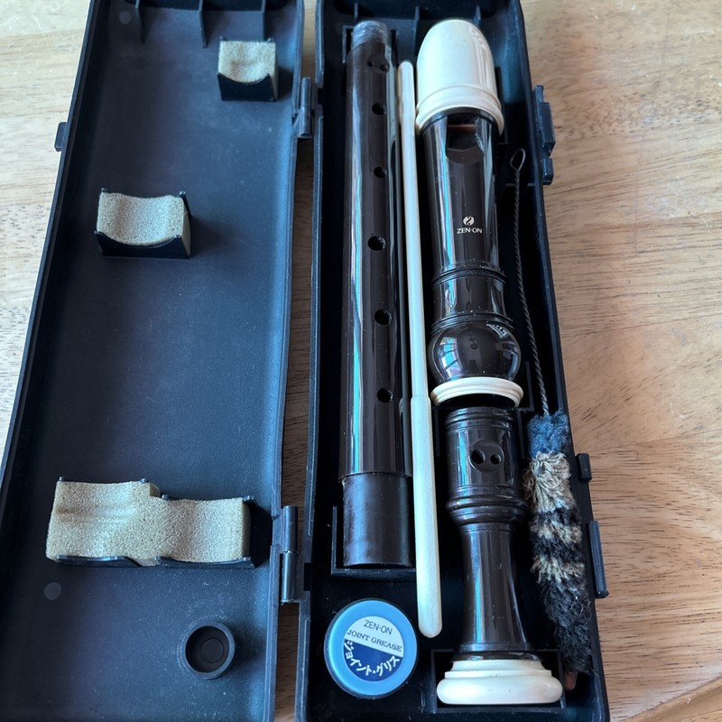 Zen-On Recorder Vintage Z Recorder Complete with Carry Case