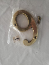 Door House Address Street Number 9 Brass colored 4 inches 4"