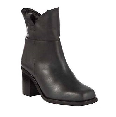 Block Heel John Lewis Black Ankle Boots John Lewis Black Leather - Main Image