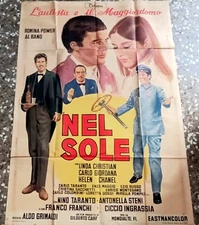 Manifesto originale 4F - NEL SOLE Prima Edizione Al Bano - Movie Poster Affiche