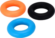 Steady Doggie Strengthener Grip Rings Set of 3 - Silicone Grip Strength Trainer 