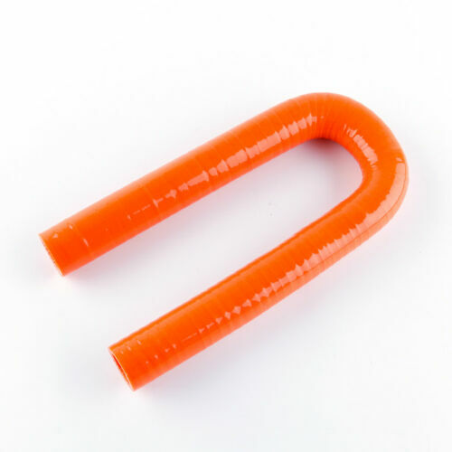 ID 19mm 3/4" 180 Degree U-Shape Bend Silicone Coupler Hose Black Turbo Pipe Tube - Imagen 8 de 12