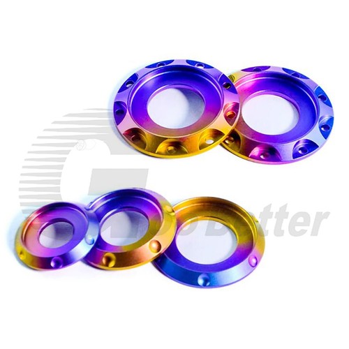 Arandelas de titanio M5 M6 M8 M10 GR5 Ti junta espaciadora para motocicleta bicicleta eléctrica - Imagen 7 de 39