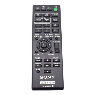 Sony Audio System Good Remote Control RM-AMU211 For MHC-ECL77BT MHC-ECL99BT