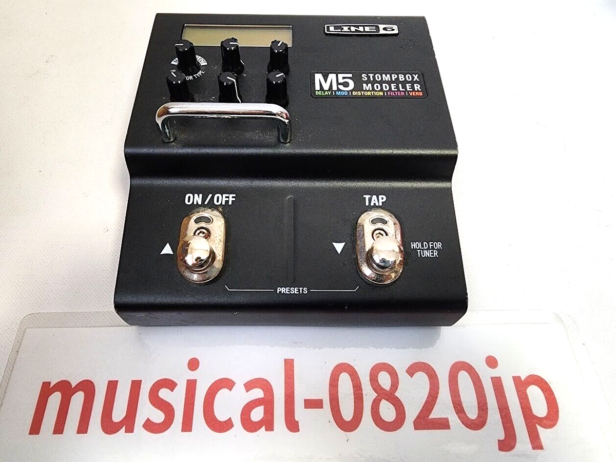 ギター LINE 6 M5 STOMPOX MODELER Line 6 M5 Stompbox Modeler Guitar Multi-Effects Pedal