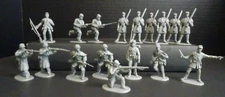 ACCURATE AMERICAN CIVIL WAR SOLDIERS INFANTRY 17 FIGURES 9 POSES