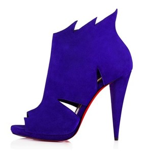 open toe cutout booties