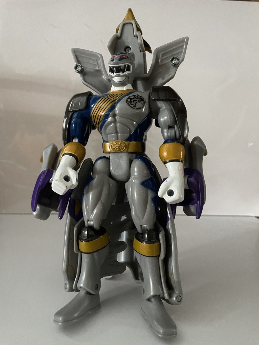 Power Rangers Wild Force Primal Morphin Lunar Wolf Transforming