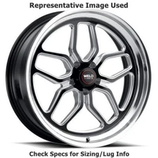 Weld Racing S10788062P29 Laguna 18"x8" Wheel - Gloss Black Milled - Diamond Lip
