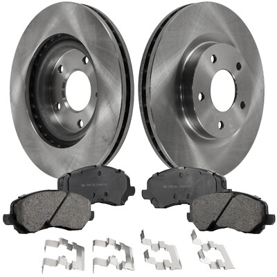 Front Brake Disc Rotors and Pads Kit Set for Jeep Patriot Compass Avenger 200