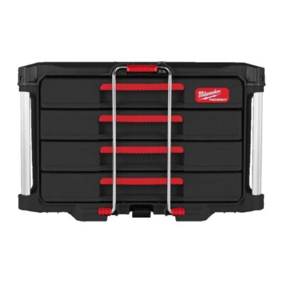 Milwaukee 4932493189 PACKOUT Werkzeugkoffer mit 4 Schubladen