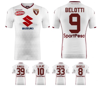 2a Offizielles Trikot Wettspiel Torino Fc 2018 19 Kappa Anpassbare Belotti Zaza Ebay