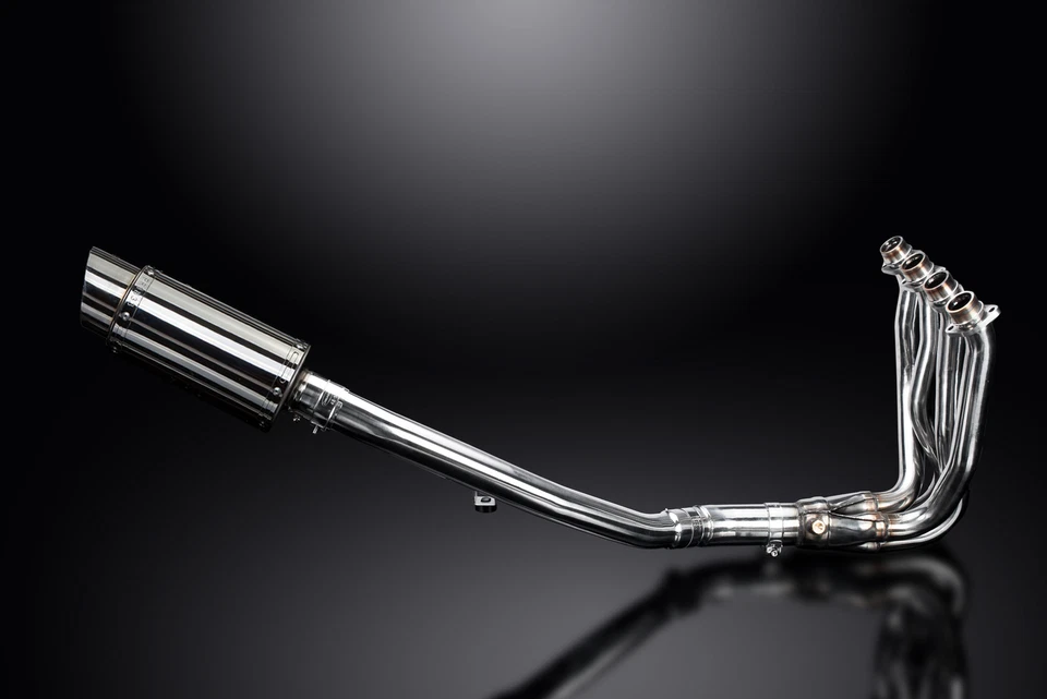 Kawasaki ZX-14R 2012-2023 Complete Exhaust 4-1 8" Round Stainless Muffler - Image 2 of 4