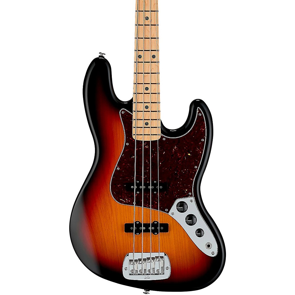 G&L Fullerton Deluxe JB с кленовым грифом, Электрический бас, 3-тональный Sunburst