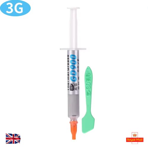 Thermal Silicone Compound Cooling Paste GD900 4.8W 3g CPU PC XBOX PS HeatSink UK - 第 1/3 張圖片