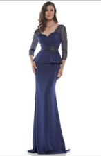 Marsoni Mother Of The Bride Beaded Floor Length Dress Size 16
