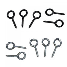 10pcs Small Tiny Mini Eye Pins Eyepins Hooks Eyelets Screw Threaded Golds Color