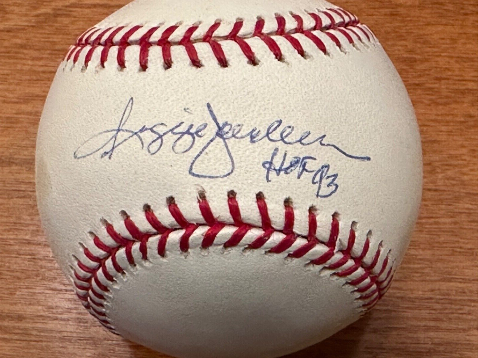 Reggie Jackson Autographed Signed OMLB w Inscr  (PSA) view 2