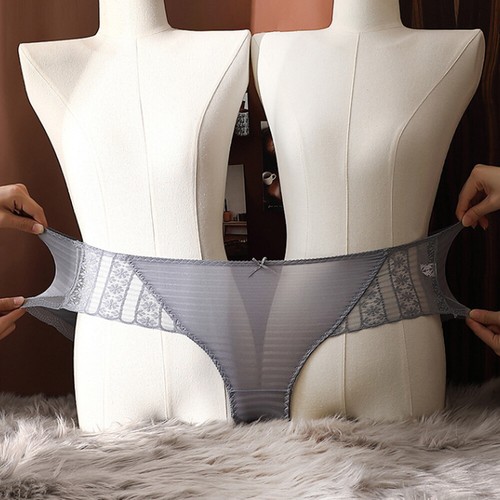 Sexy Women Sheer Lace Lingerie G-string Briefs Underwear Panties Thongs Knicker - Picture 6 of 24