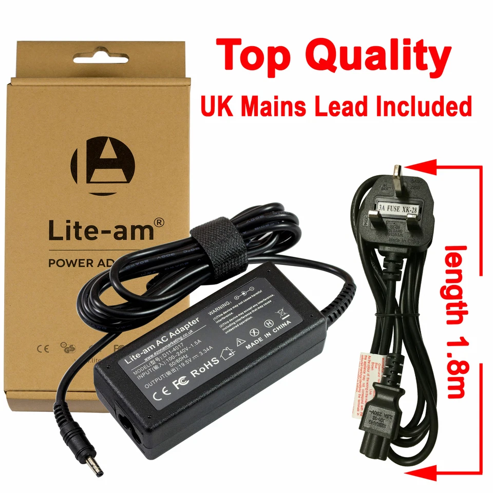 For Dell Vostro 5460D-2528S 5470D-1628 65W Laptop AC Adapter Battery Charger PSU - Image 2 of 4