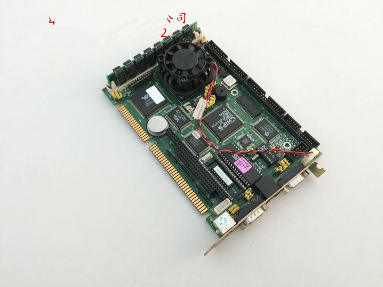 Used Advantech PCA-6145B / 45L 486 REV: C2 Industrial Motherboard Free Shipping#