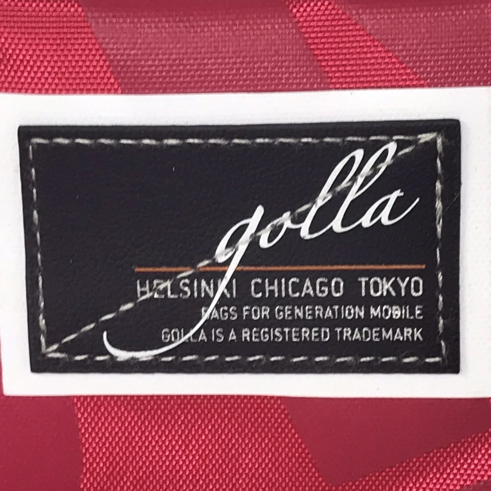 Golla Genmob Generation Mobile Womens Crossbody Laptop Bag 15" x 11" Pink Black - Image 2 of 4