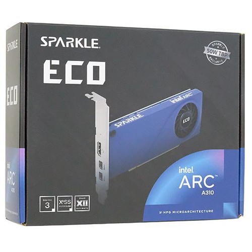 SPARKLE Intel Arc A310 4GB SA310C-4G ECO GPU 50W Low Power Graphics Card - Picture 1 of 10