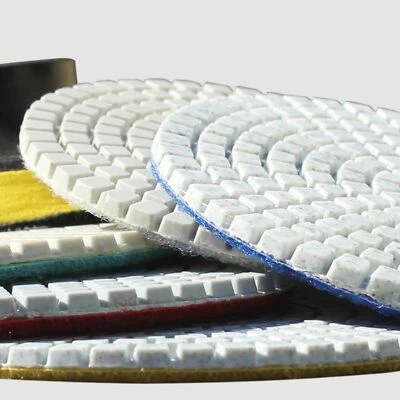 ROXX Diamond Polishing Pads 5 Inch Dry Wet for Granite Concrete Marble Grits 30-10000