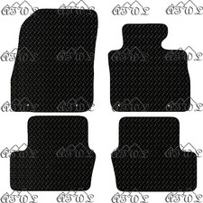FITS MAZDA MX3 1991 TO 1998 TAILORED BLACK RUBBER CAR FLOOR MATS SET (1 CLIP)