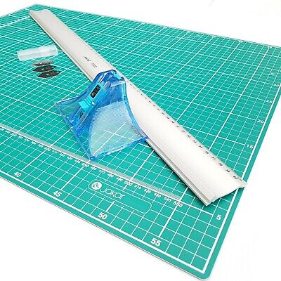 Jakar Photo Mount Board Cutter /& 40 cm Aluminium Metal Guide Ruler Kit