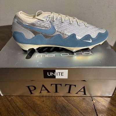 Size8.5 - Patta x Nike Mercurial Zoom Vapor 16 Elite FG Waves Pack Noise Aqu