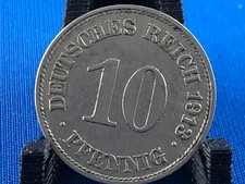 GERMANY EMPIRE  10 PFENNIG 1913 E    (A1/28)
