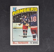 1976-77 Topps #57 Bill Fairbairn   Rangers  NM NEAR MINT