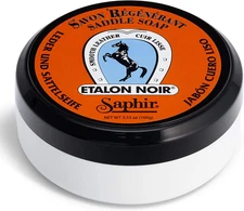 Etalon Noir Soap - Cleans, Restores and Protects Saddle Leather with Glycerin - 